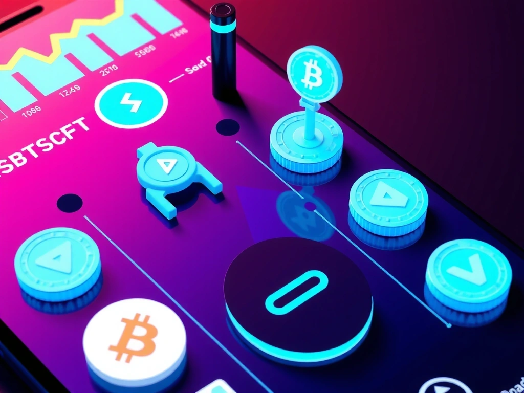 Neon Market Exchange game trading interface